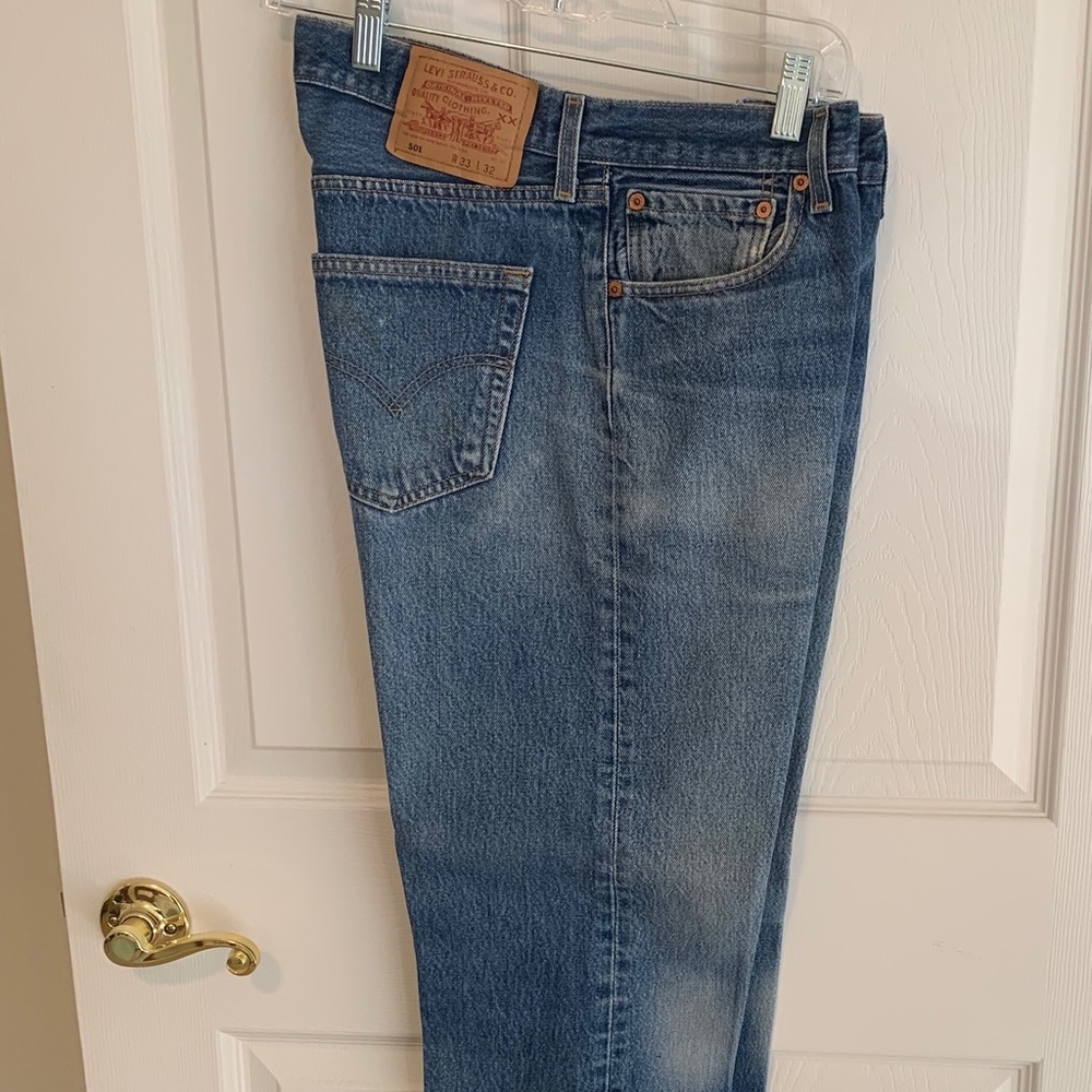 Levi’s 501 button fly denim